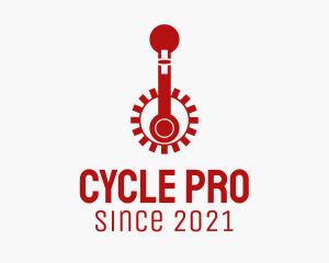 Red Pedals Repair logo design