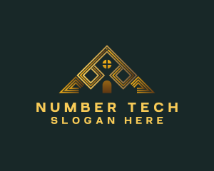 Gold Triangle House logo design