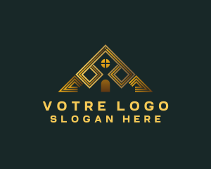 Property Developer - Gold Triangle House logo design