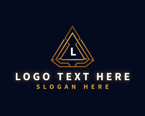 Modern - Pyramid Triangle Firm logo design