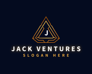 Pyramid Triangle Firm logo design