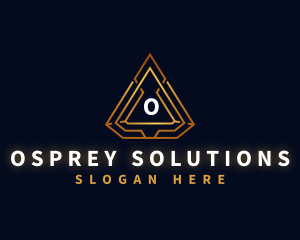 Pyramid Triangle Firm logo design