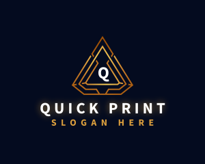 Pyramid Triangle Firm logo design