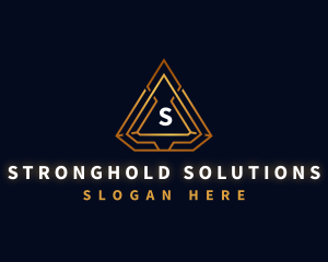 Pyramid Triangle Firm logo design