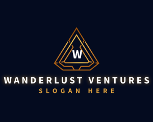 Pyramid Triangle Firm logo design