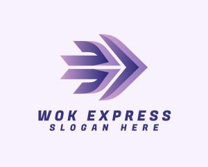 Forwarding Arrow Express  logo design