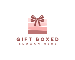 Present - Gift Ribbon Boutique logo design