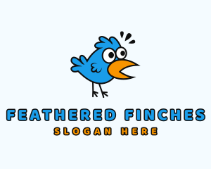 Bird Cartoon Character logo design