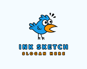 Bird Cartoon Character logo design