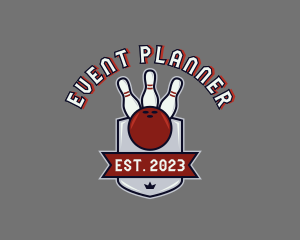 Tournament Sports Bowling Logo