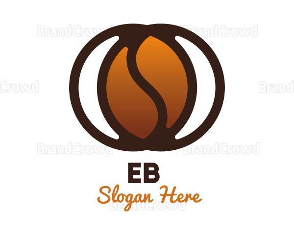 Modern Coffee Bean Logo