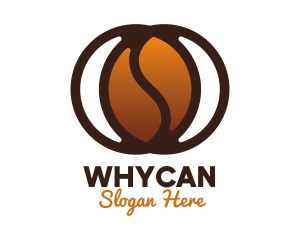 Modern Coffee Bean Logo