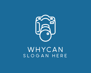 Digicam - Minimalist DSLR Camera logo design