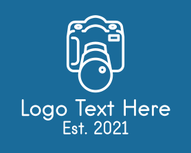 Photograph - Minimalist DSLR Camera logo design