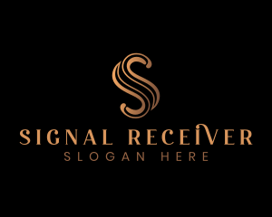 Elegant Luxury Letter S logo design