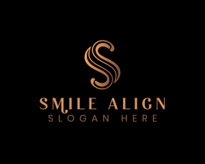 Elegant Luxury Letter S logo design