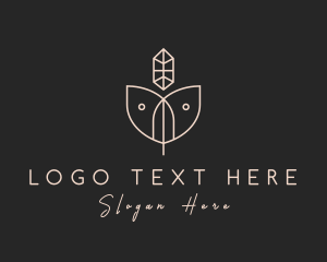 Eco - Diamond Leaf Boutique logo design