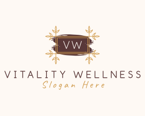 Organic Beauty Wellness logo design