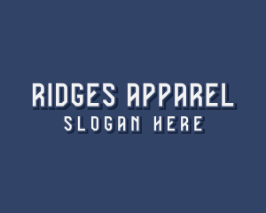 Generic Apparel Wordmark logo design