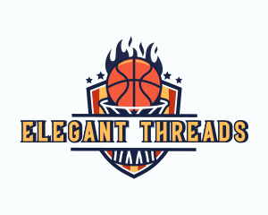 Basketball Tournament Shield logo design