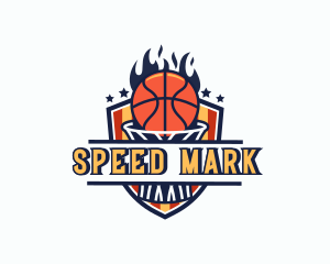 Basketball Tournament Shield logo design