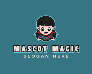Vampire Gaming Mascot logo design