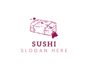 Hawaiian Spam Musubi logo design