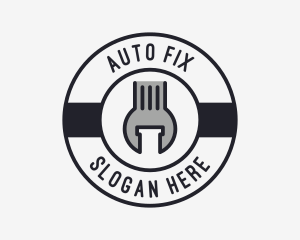 Mechanic - Mechanic Wrench Spanner Tool logo design