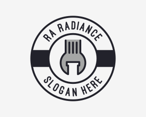 Mechanic Wrench Spanner Tool logo design