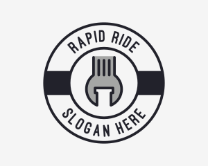 Mechanic Wrench Spanner Tool logo design