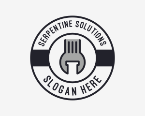 Mechanic Wrench Spanner Tool logo design