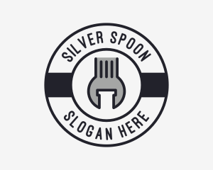 Mechanic Wrench Spanner Tool logo design