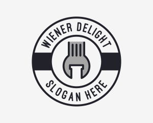 Mechanic Wrench Spanner Tool logo design