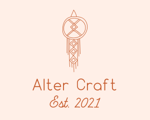 Dreamcatcher Macrame Decor logo design