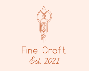 Dreamcatcher Macrame Decor logo design