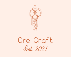 Dreamcatcher Macrame Decor logo design