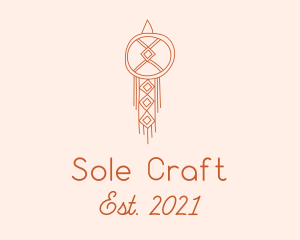 Dreamcatcher Macrame Decor logo design