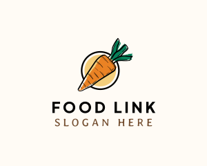 Carrot Vegetable Produce logo design