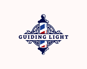 Barber Pole Hairdresser logo design