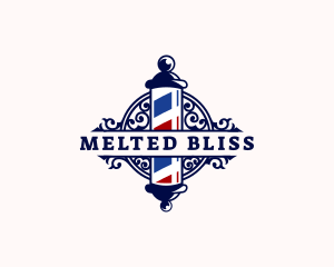 Barber Pole Hairdresser logo design