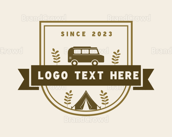 Travel Camp Van Logo