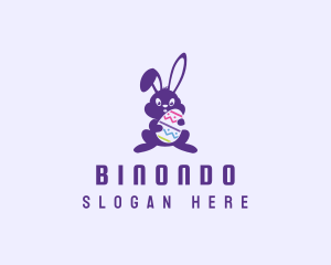 Easter Bunny Rabbit Logo