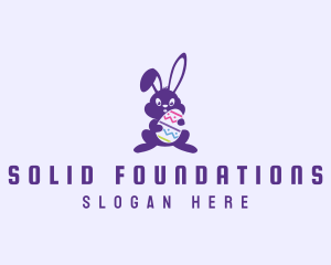 Easter Bunny Rabbit Logo