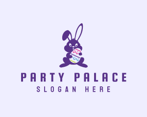 Easter Bunny Rabbit logo design