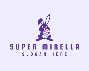 Celebration - Easter Bunny Rabbit logo design