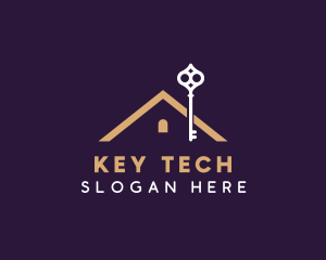 Real Estate Key logo design