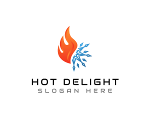 Thermal Heating Cooling logo design