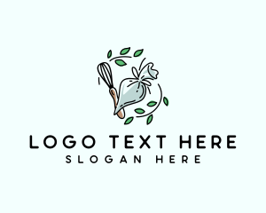 Delicious - Piping Whisk Baking logo design