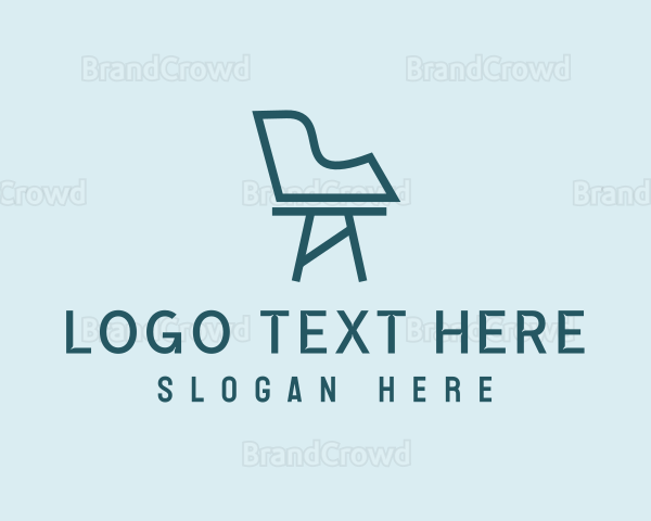 Furniture Chair Design Logo