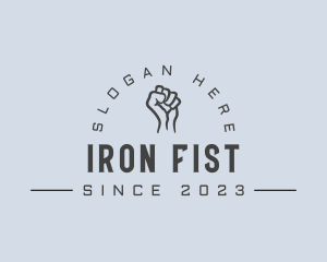 Power Fist Punch logo design